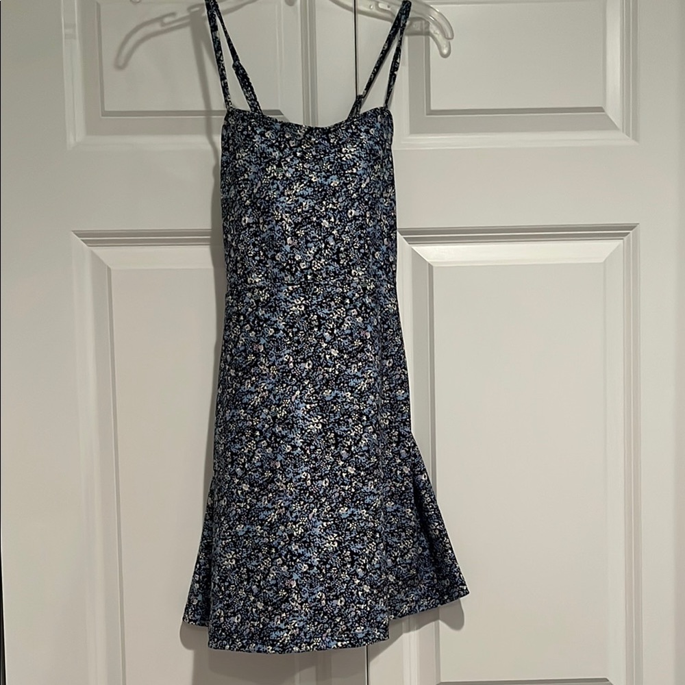 Floral Blue Dress